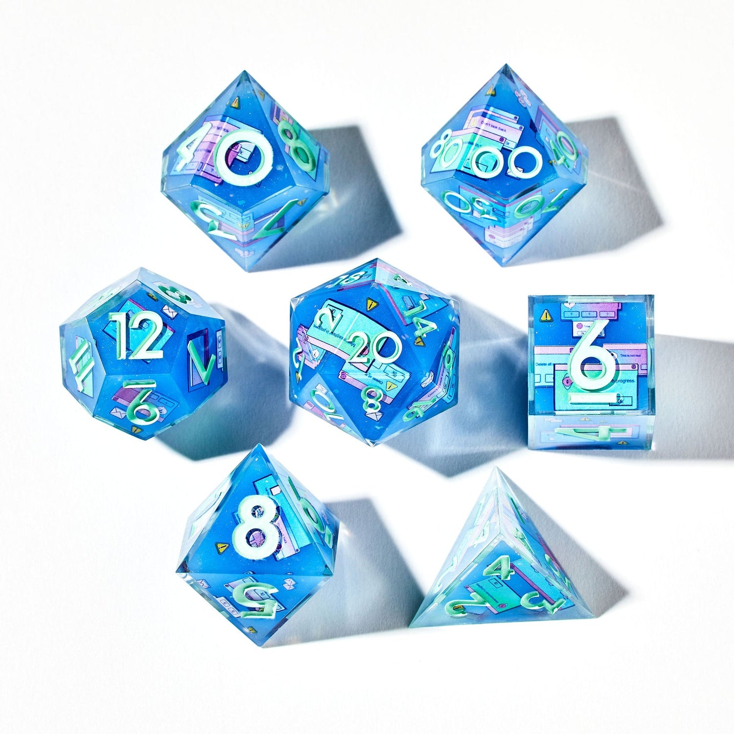 404 Error 7-Piece Iconic Dice Set