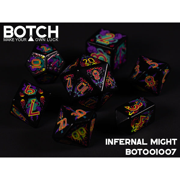 7-Die Set Botch Dice - Infernal Might
