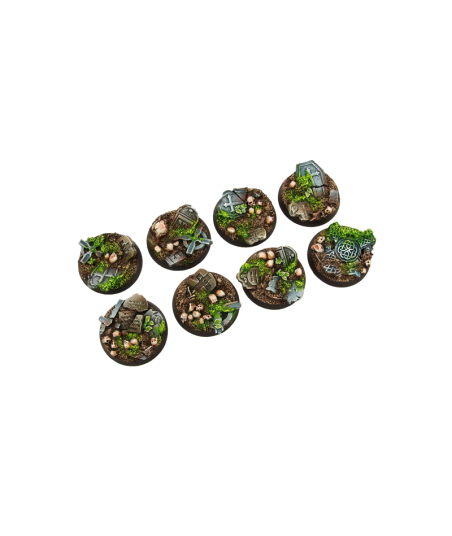 Micro Art Studio: Graveyard Bases: Round 32mm (4)
