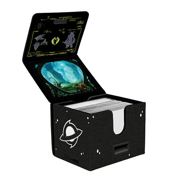 Magic the Gathering CCG: Edge of Eternities Premium Alcove Edge Deck Box with Interior Printing Green Mythic