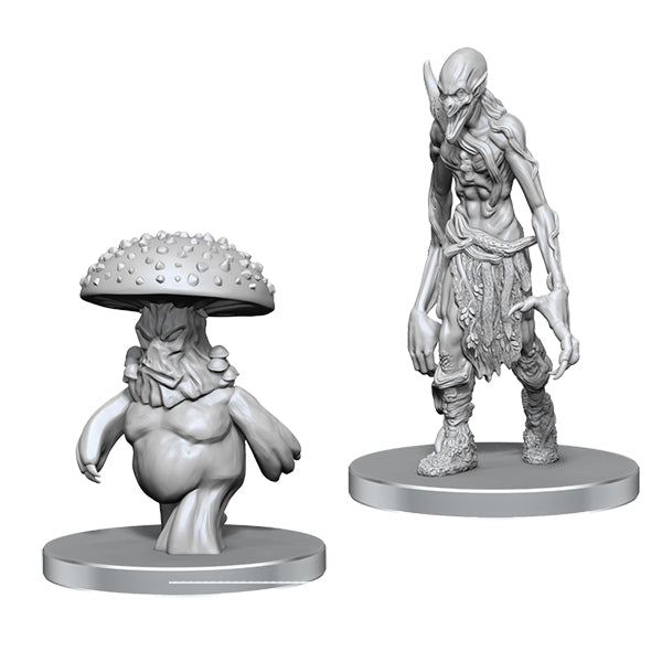 Pathfinder Battles Deep Cuts Unpainted Miniatures: W26 Myceloid & Grimstalker