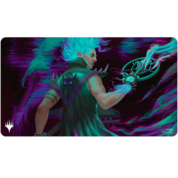 Magic the Gathering CCG: Aetherdrift - Winter, Cursed Rider Playmat