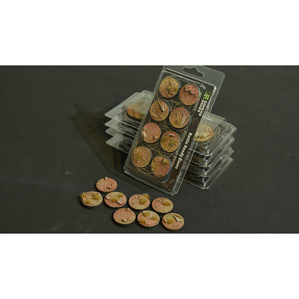 Battle Ready Bases: Badlands- Round 32mm (x8)