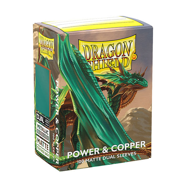 Dragon Shield: Power & Copper Matte Dual Sleeves (100)