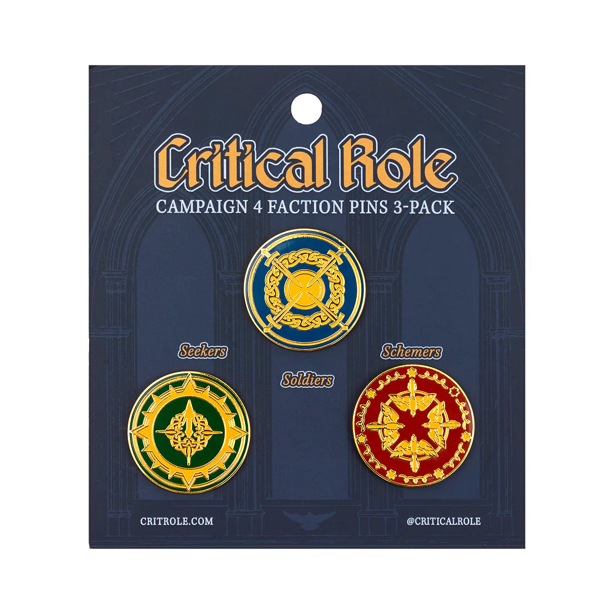 Critical Role Campaign 4 Faction Pins 3-Pack