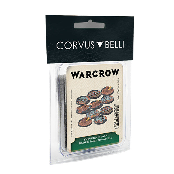 Warcrow: 30mm Mounthaven Scenery Bases, Alpha Series