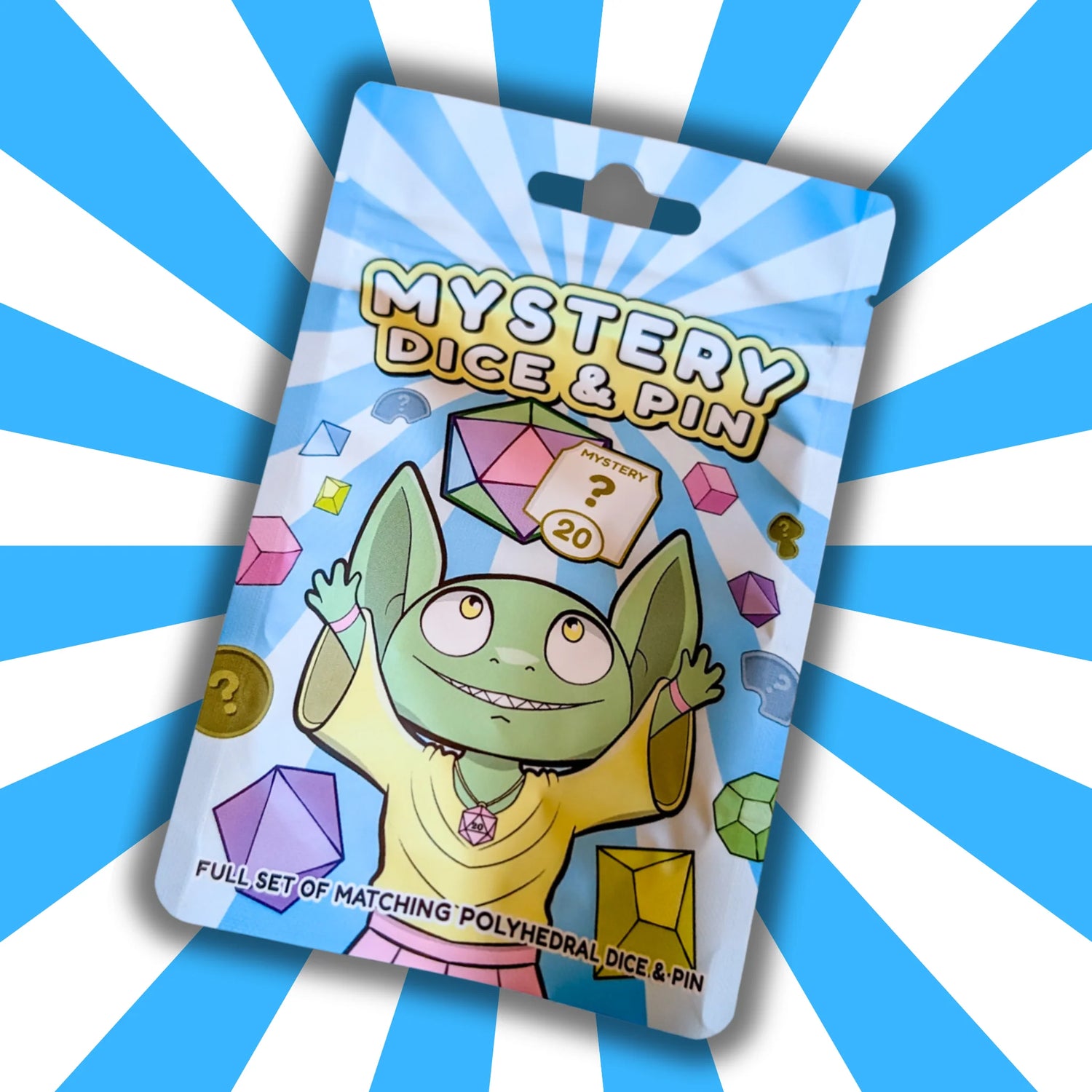 Mystery Dice Goblin Mystery Dice & Pin