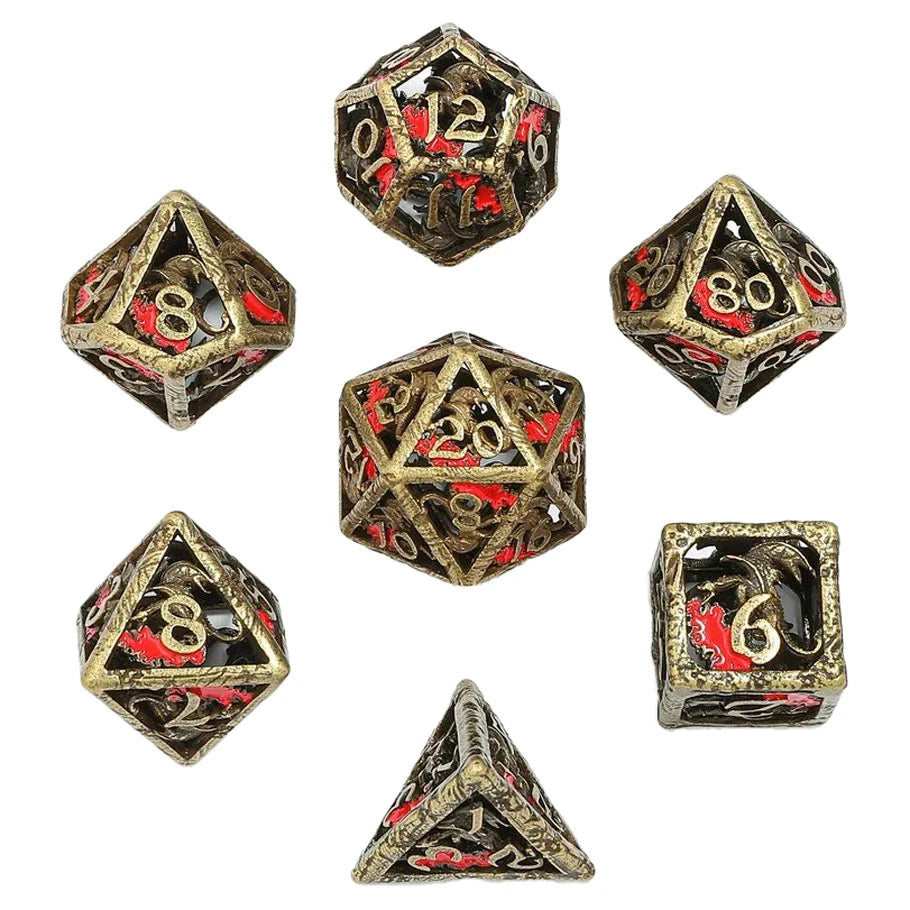 7-Die Set Dragon's Hymn Hollow Metal: Ancient Bronze