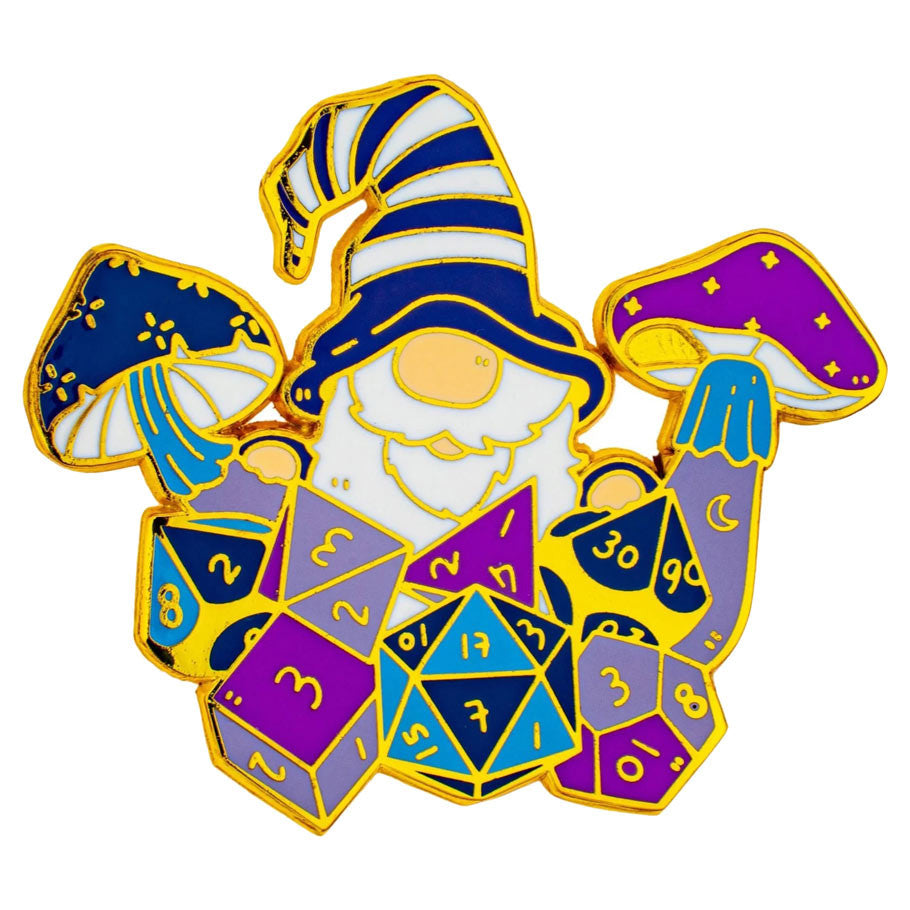 Enamel Pin: Quest's Reward - Gnome with Dice