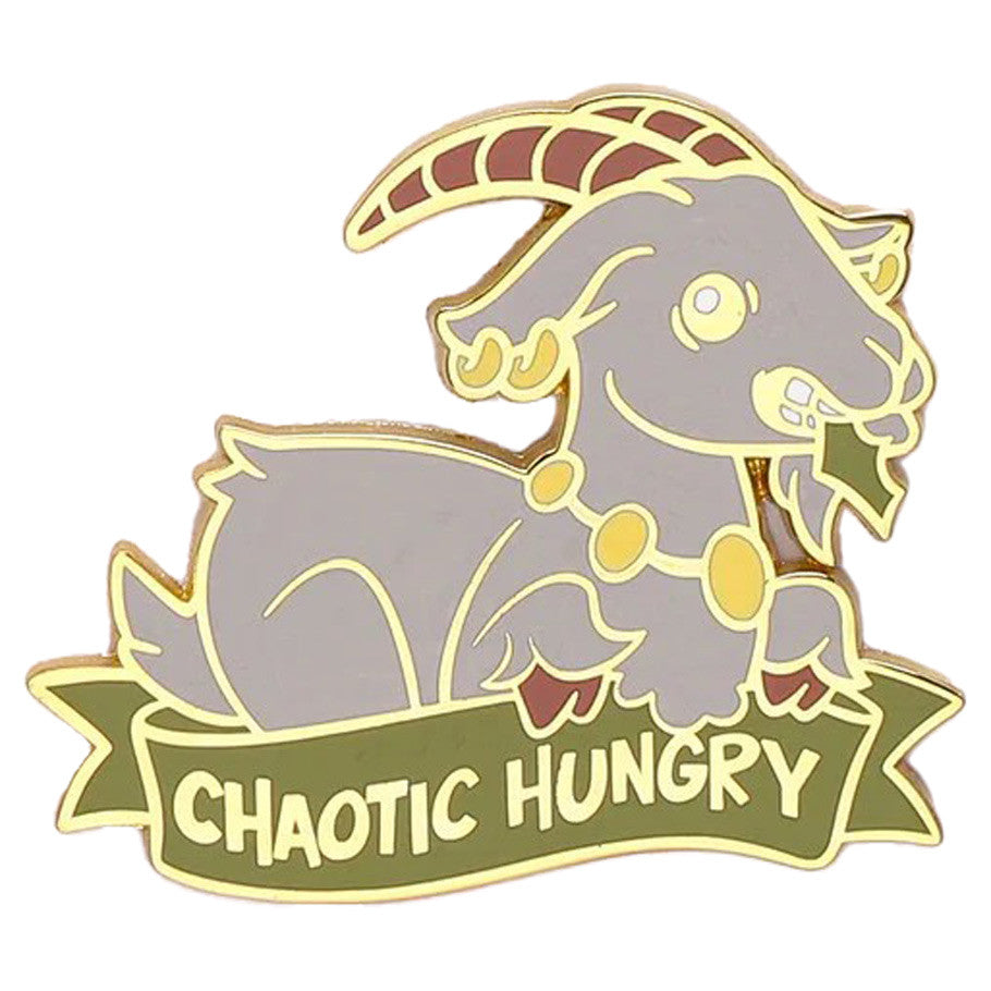 Enamel Pin: Alternative Alignments - Chaotic Hungry Goat