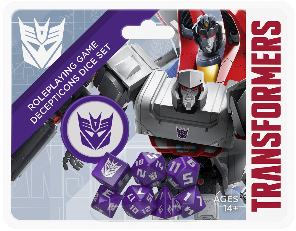 Transformers RPG: Decepticon Dice Set