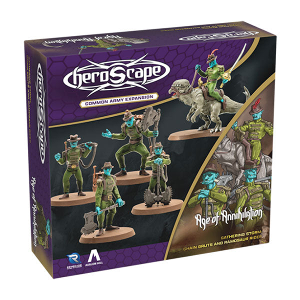 Heroscape: Chain Gruts and Ramosaur Rider Army Expansion