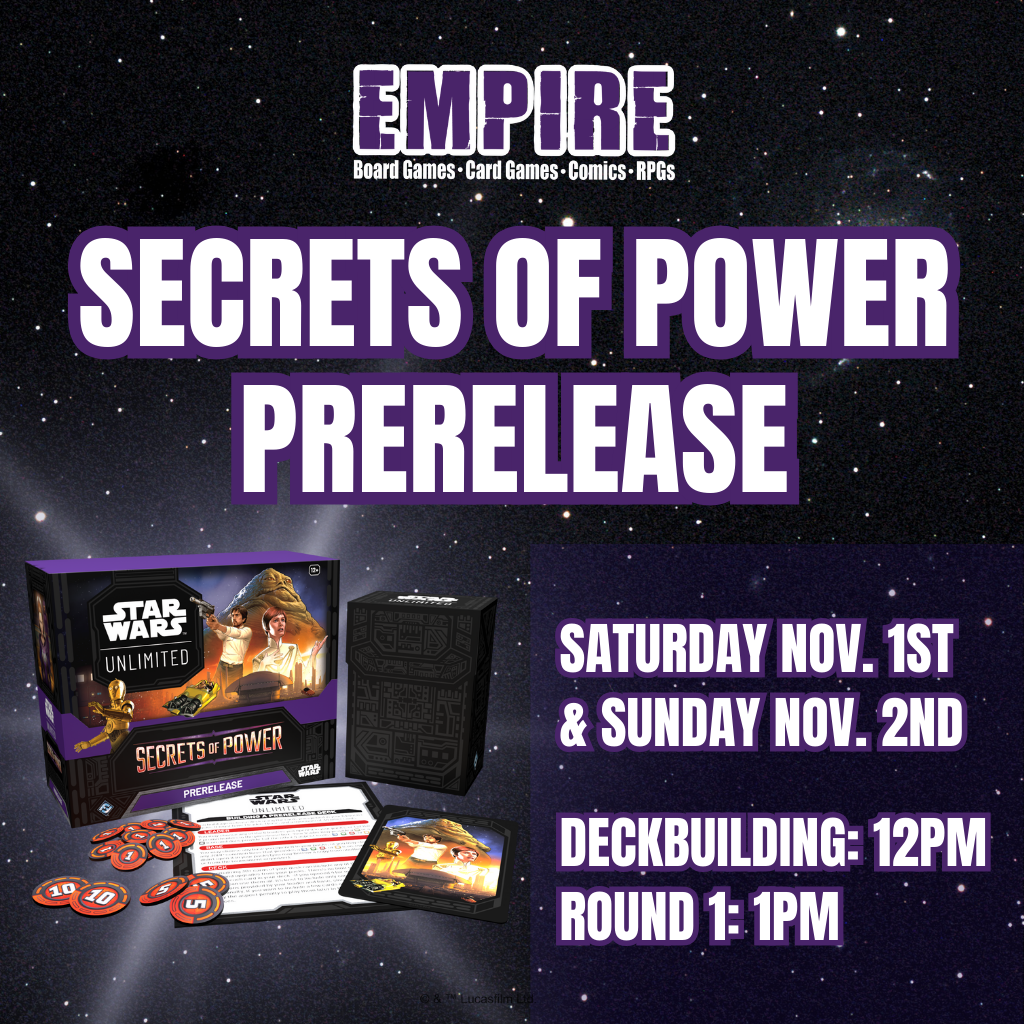 🌌 Empire Games – Star Wars: Unlimited Secrets of Power Prerelease ✨