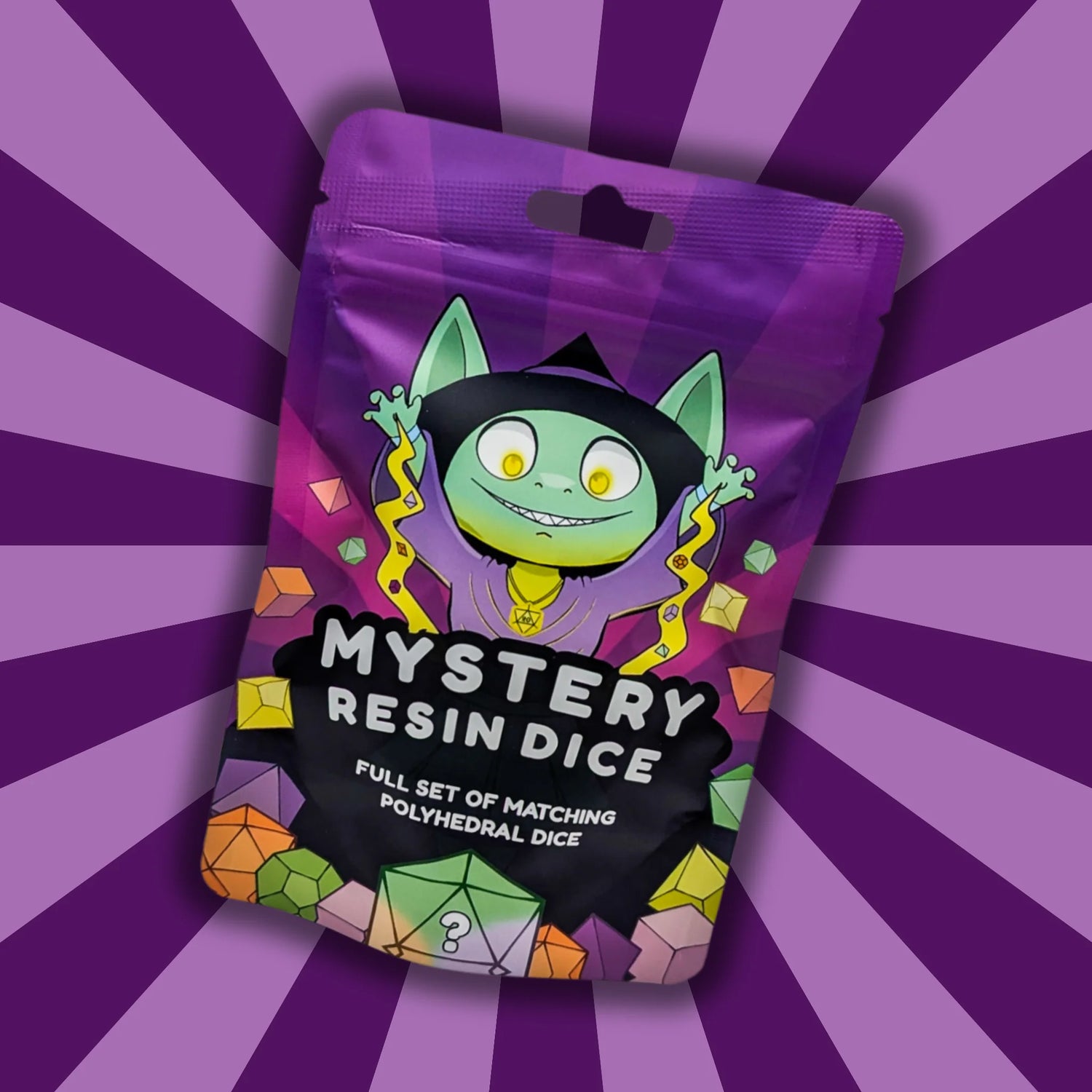 Mystery Dice Goblin Halloween Spooky Mystery Bag