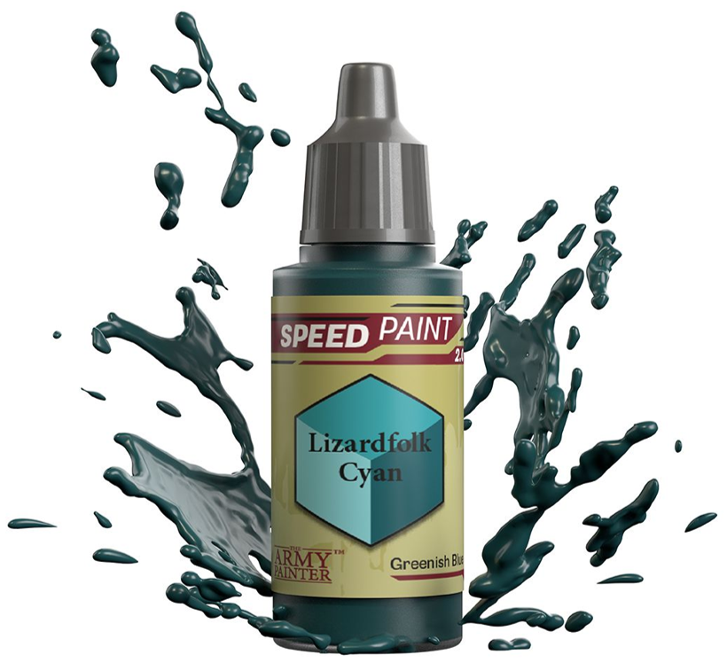 Warpaints: Speedpaint Lizardfolk Cyan