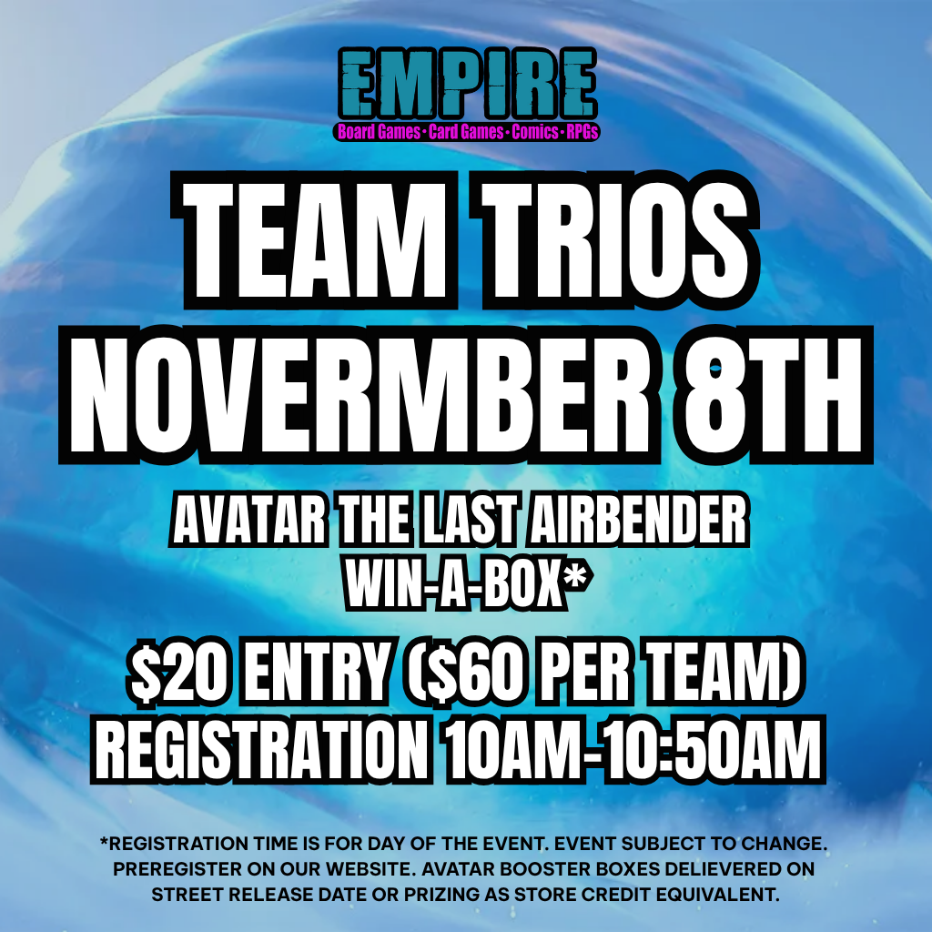 Team Trios Win-a-Box: Avatar the Last Airbender