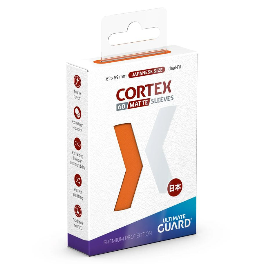 Cortex Sleeves: Japanese Size Matte Orange (60)