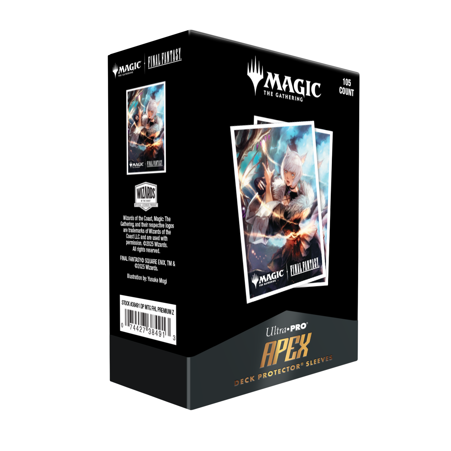 Magic the Gathering CCG: Final Fantasy - 105ct Apex Deck Protector Sleeves - Y’shtola Rhul