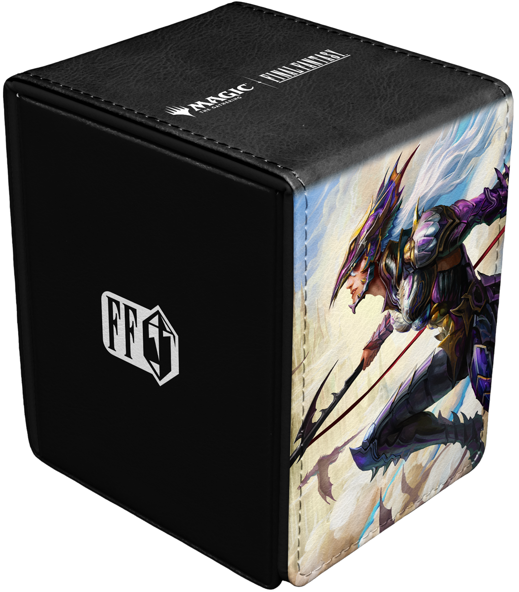 Magic the Gathering CCG: Final Fantasy - Alcove Flip 100+ Deck Box - Kain, Traitorous Dragoon