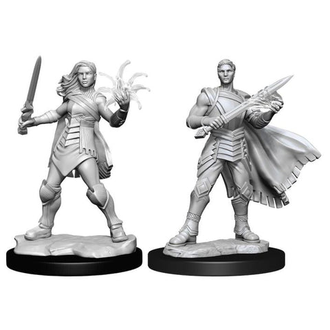 Magic the Gathering Unpainted Miniatures: W03 Rowan Kenrith & Will Kenrith