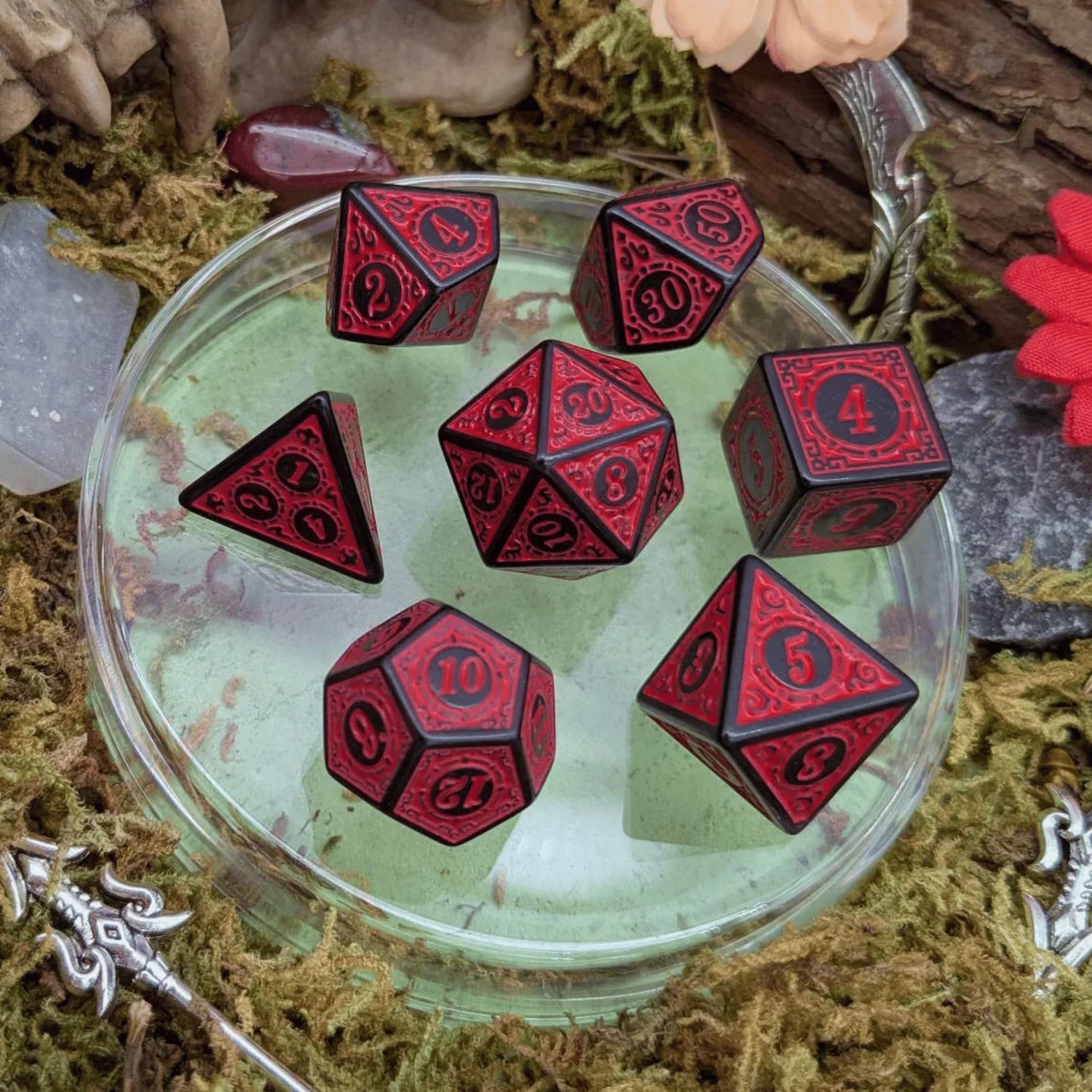 Mystery Dice Goblin Red Zoltar Dice Set