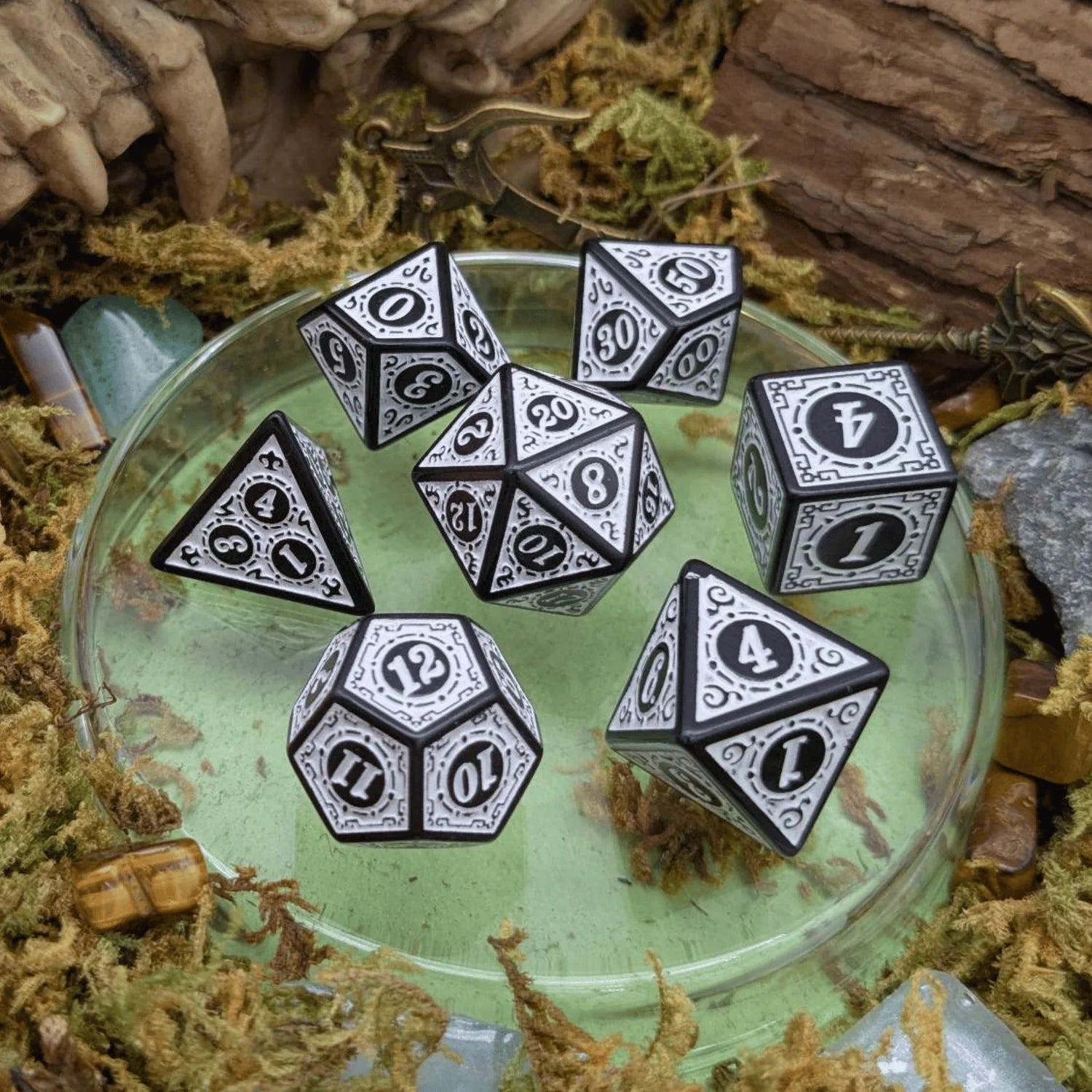 Mystery Dice Goblin White Zoltar Dice Set