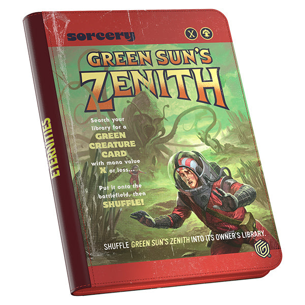 18-Pocket Zipfolio 360 Xenoskin- Edge of Eternities - Green Sun’s Zenith