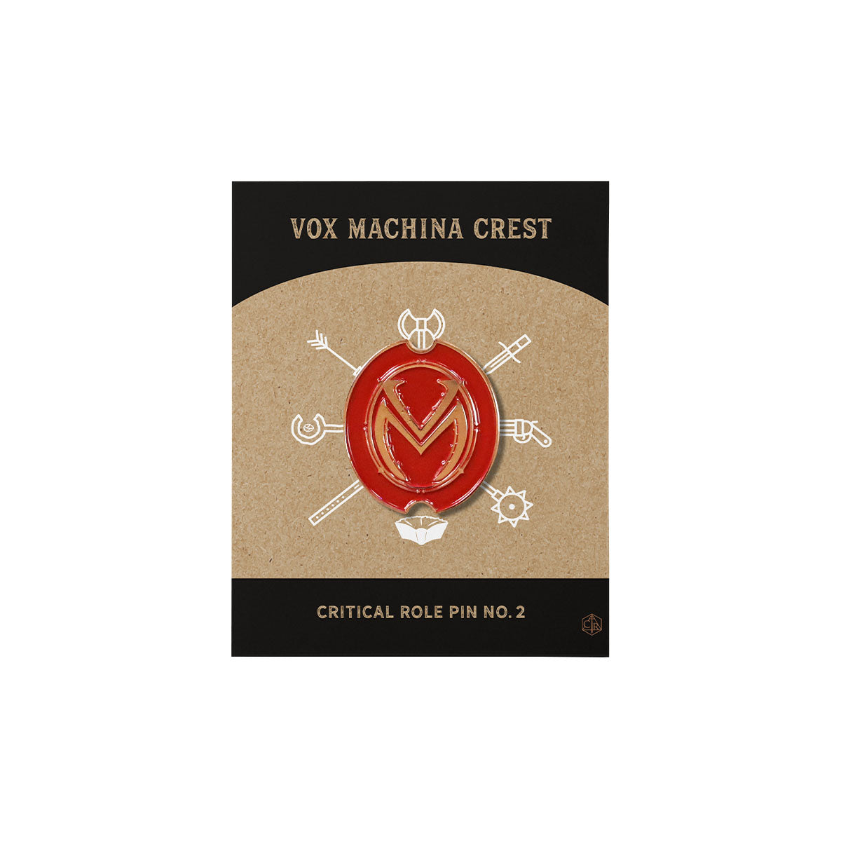 Critical Role Pin No. 2 - Vox Machina Crest