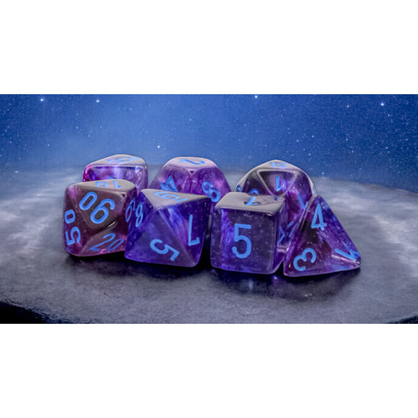 Nebula: Mega-hedral Nocturnal/blue 7-Die Set