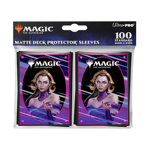 Magic the Gathering CCG: Foundations - Liliana 100ct Deck Protector sleeves Dark