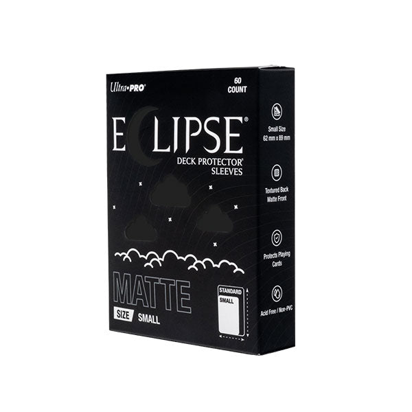 Eclipse Small Matte Sleeves: Jet Black (60)