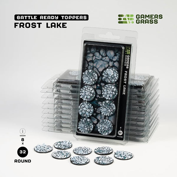 Battle Ready Toppers: Frost Lake - Round 32mm (x8)
