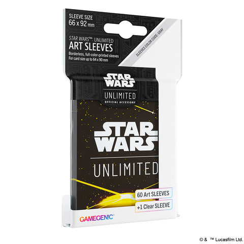 Star Wars: Unlimited Art Sleeves - Card Back Yellow