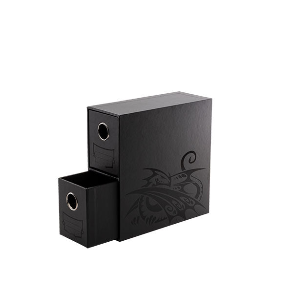 Dragon Shield: Fortress Vertical 2 Black Drawers