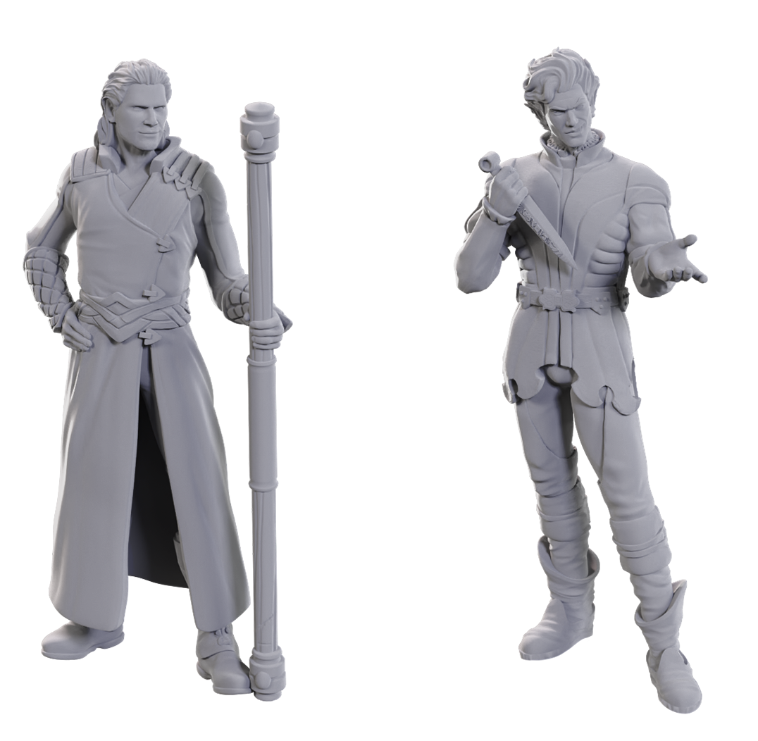 Dungeons & Dragons: Nolzur's Marvelous Unpainted Miniatures - Special Edition Baldur's Gate 3, Gale & Astarion