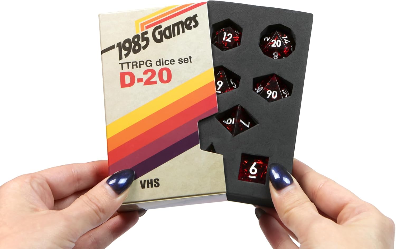 1985 Games: VHS Dice - Ruby Red