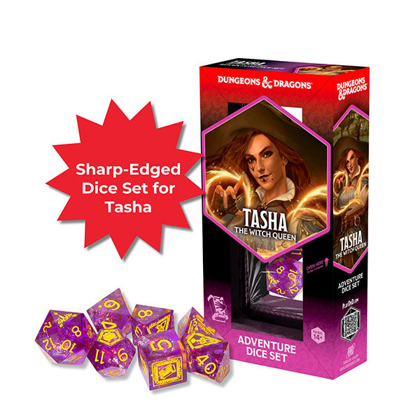 Dungeons & Dragons: Adventure Dice - Tasha the Witch Queen Sharp Edged Set