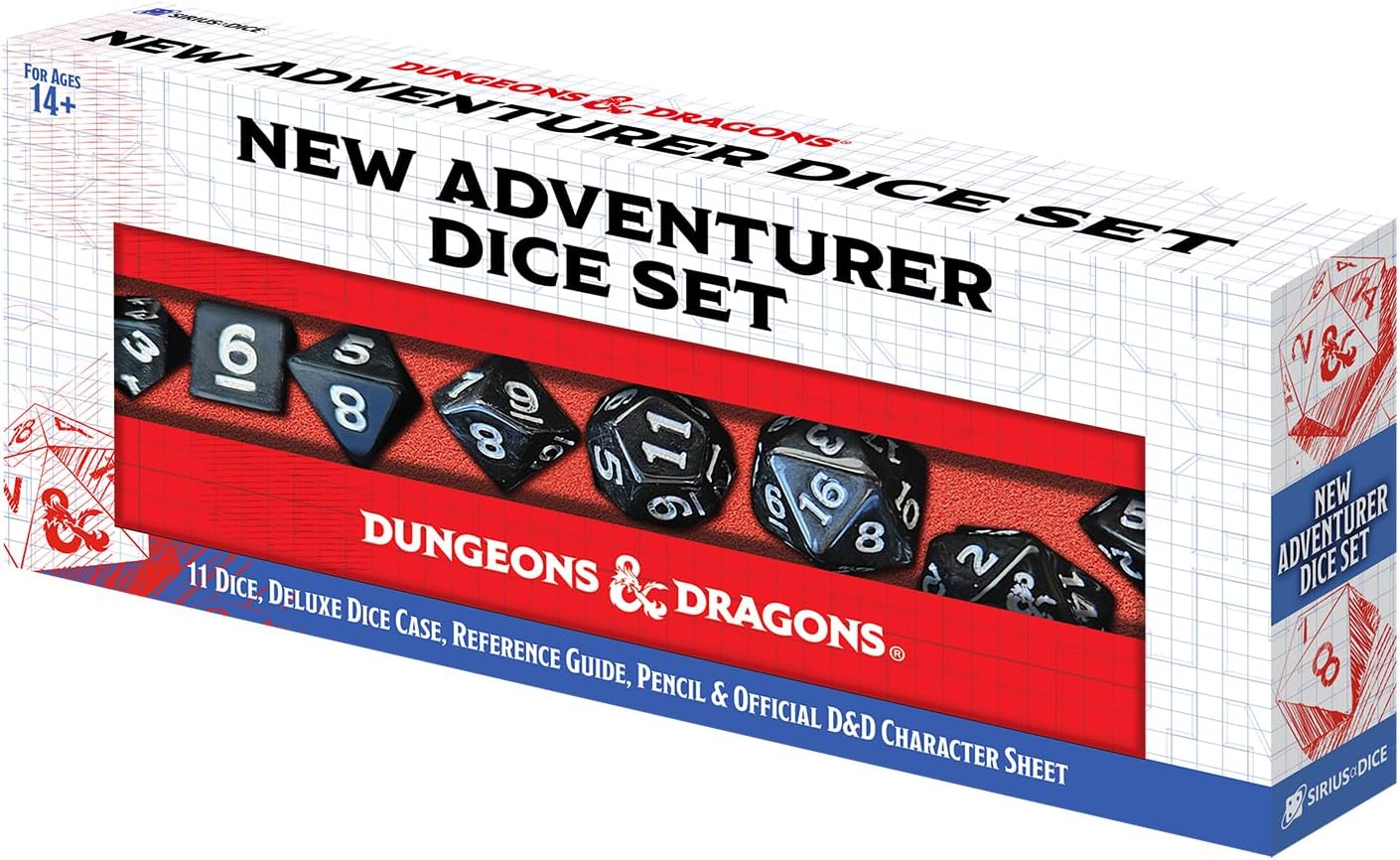 Dungeons & Dragons: New Adventurer Set - Black Dice