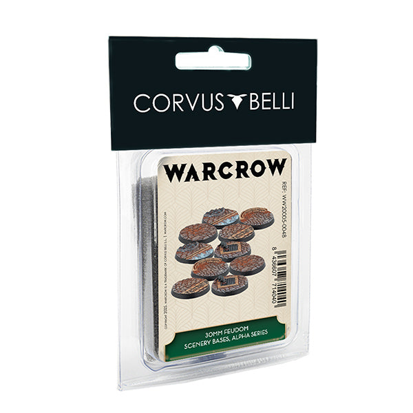 Warcrow: 30mm Feudom Scenery Bases, Alpha Series