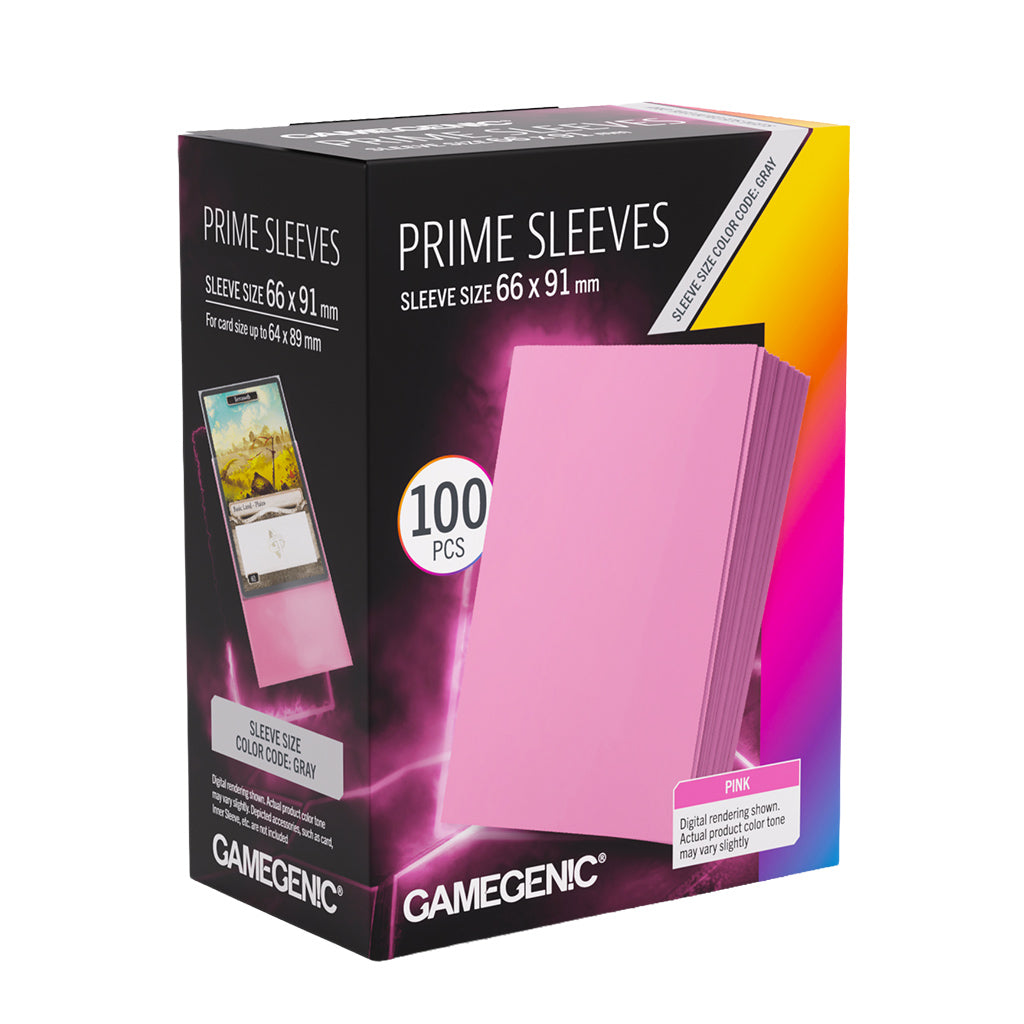 Gamegenic Prime Sleeves Pink 66x91