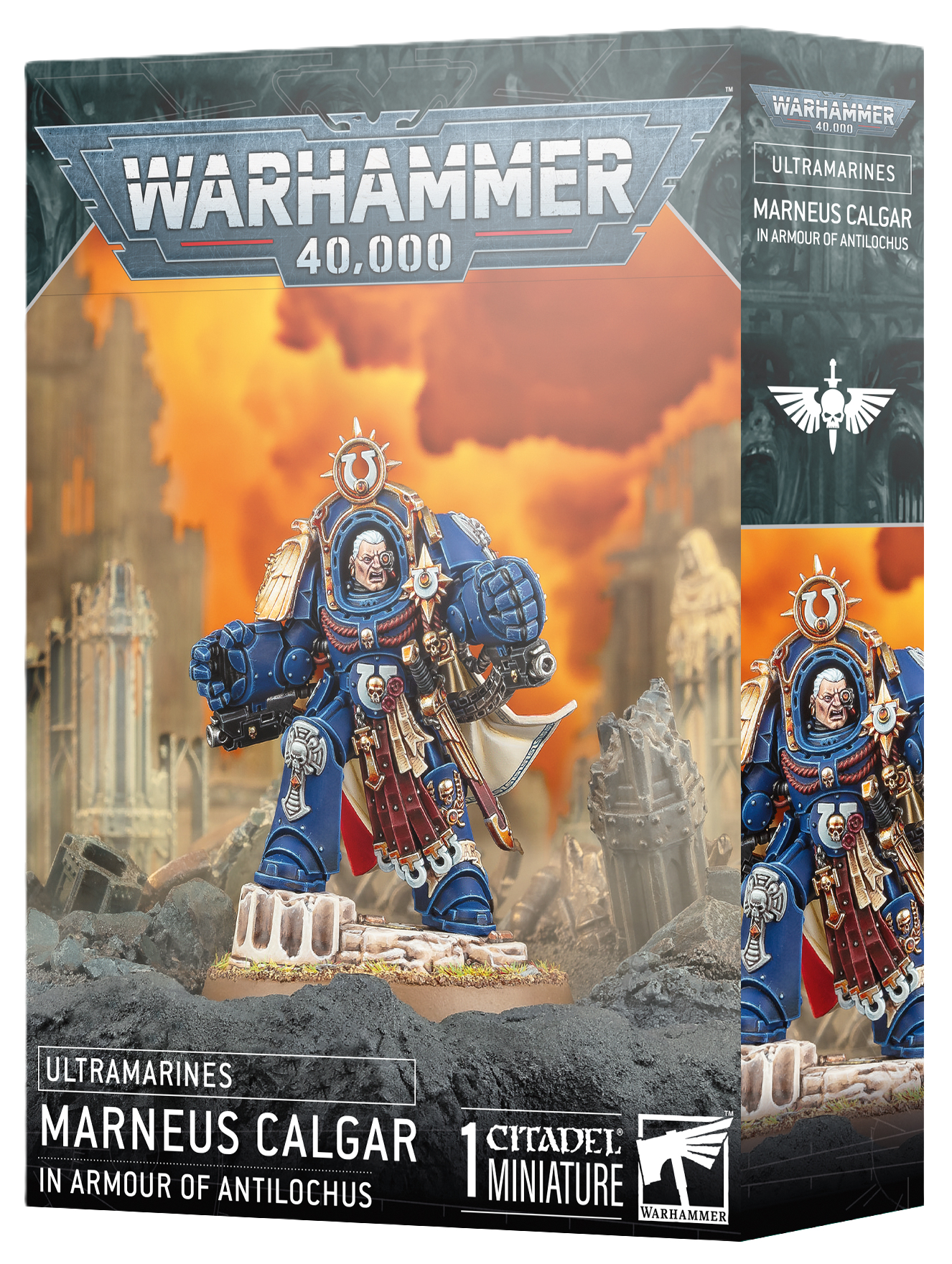 Warhammer 40K: Ultramarines - Marneus Calgar in Armour of Antilochus