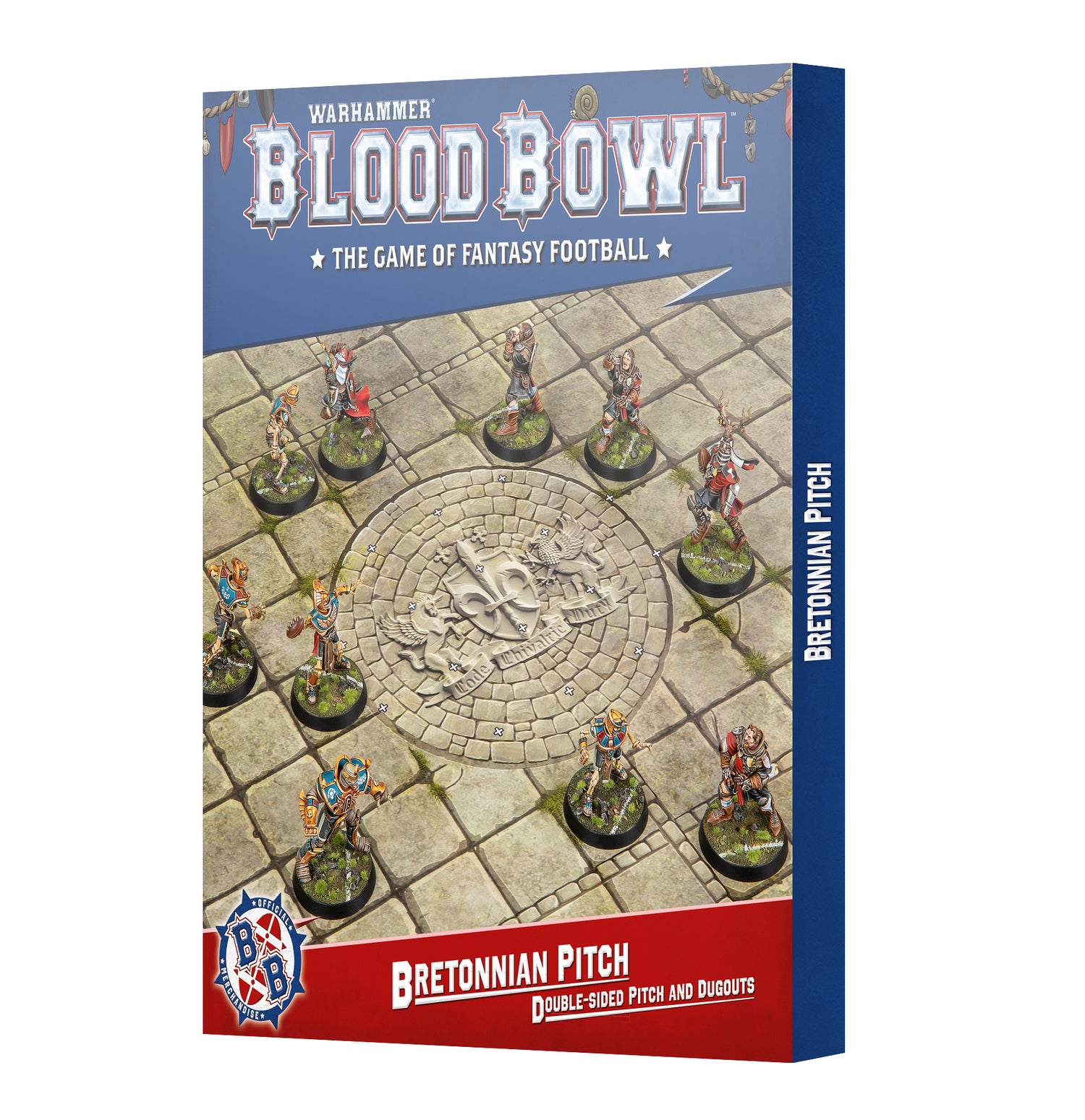 Blood Bowl: Bretonnian Team Pitch & Dugouts