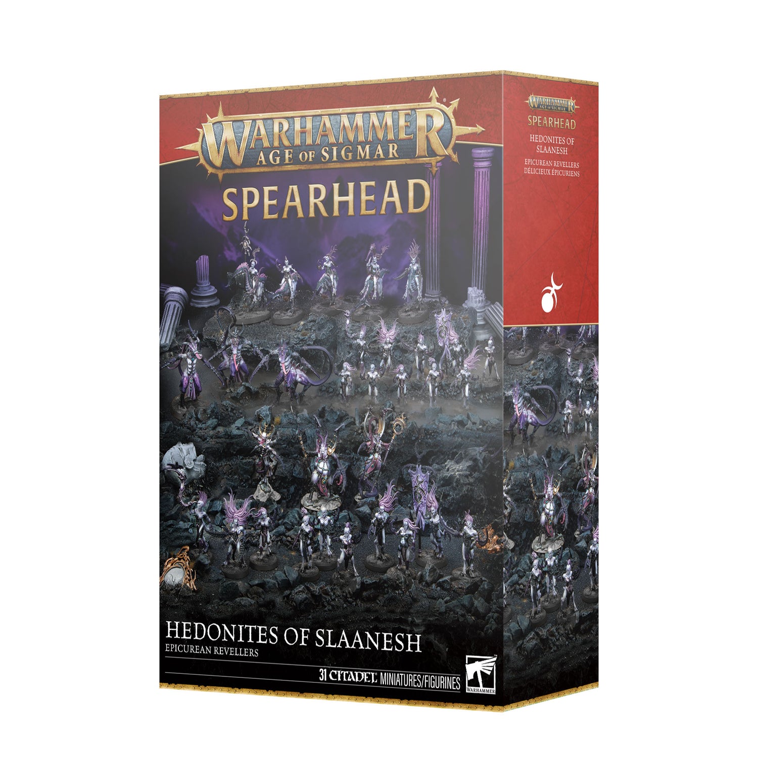 Warhammer Age of Sigmar: Hedonites of Slaanesh - Epicurean Revellers Spearhead