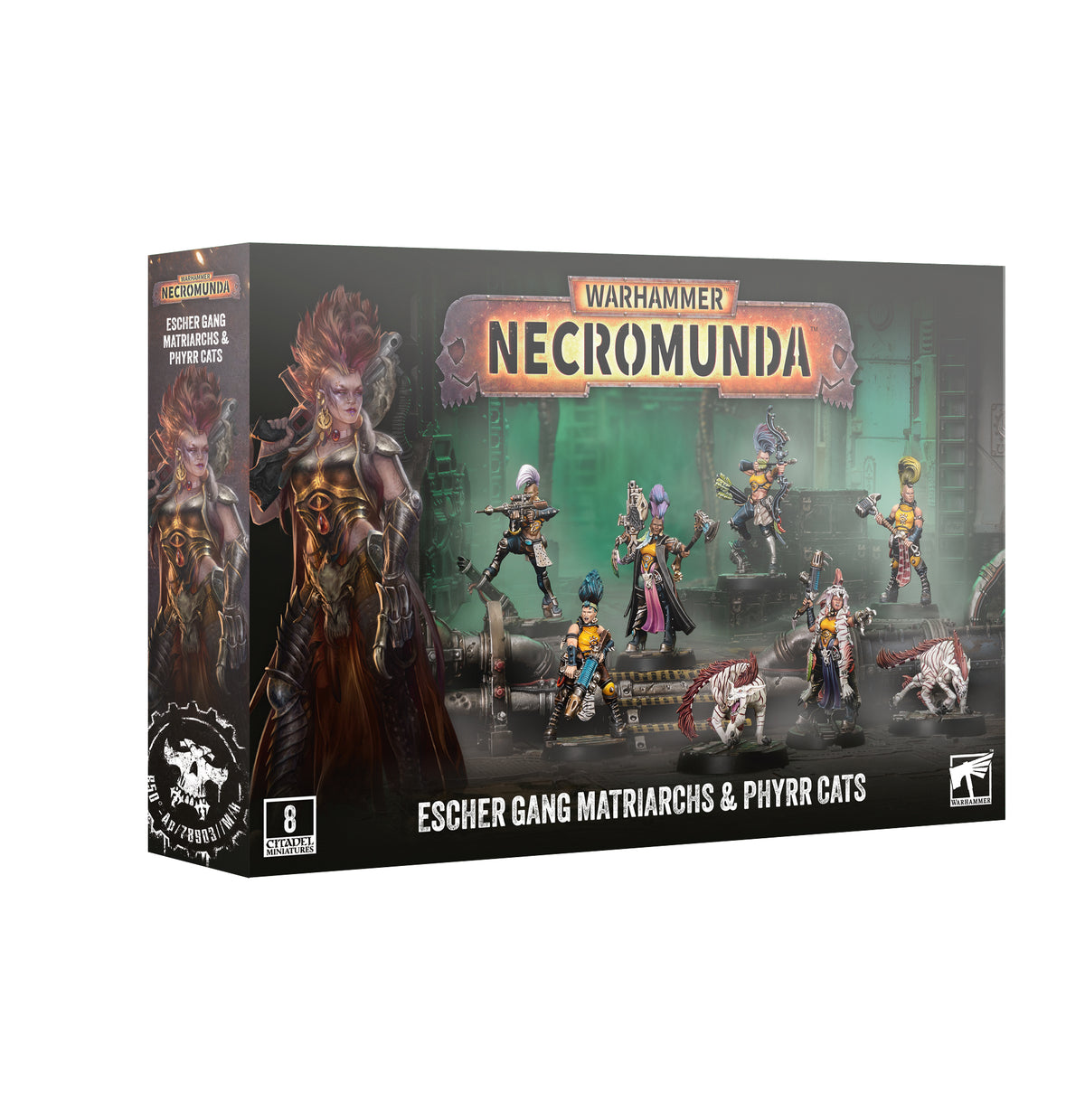 Necromunda: Escher Gang - Matriarchs & Phyrr Cats