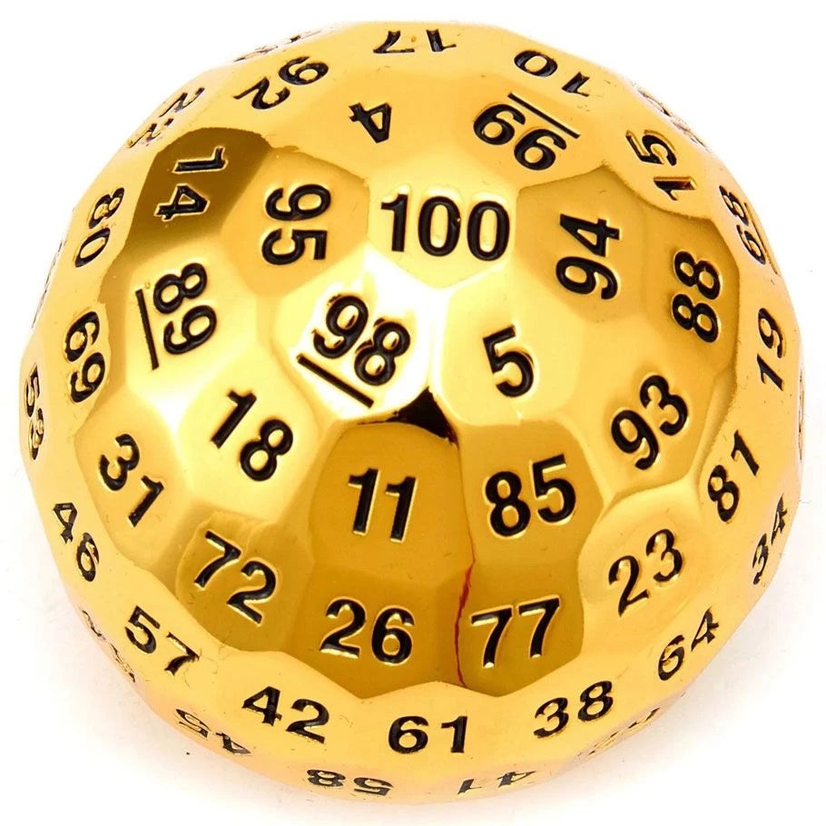 d100: Metal Titan's Fist Gold