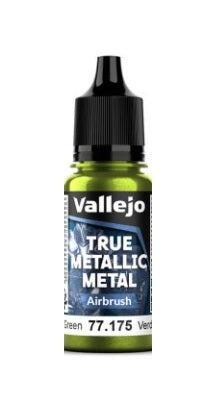 Vallejo: True Metallic Metal - Amber Green Airbrush (18ml)