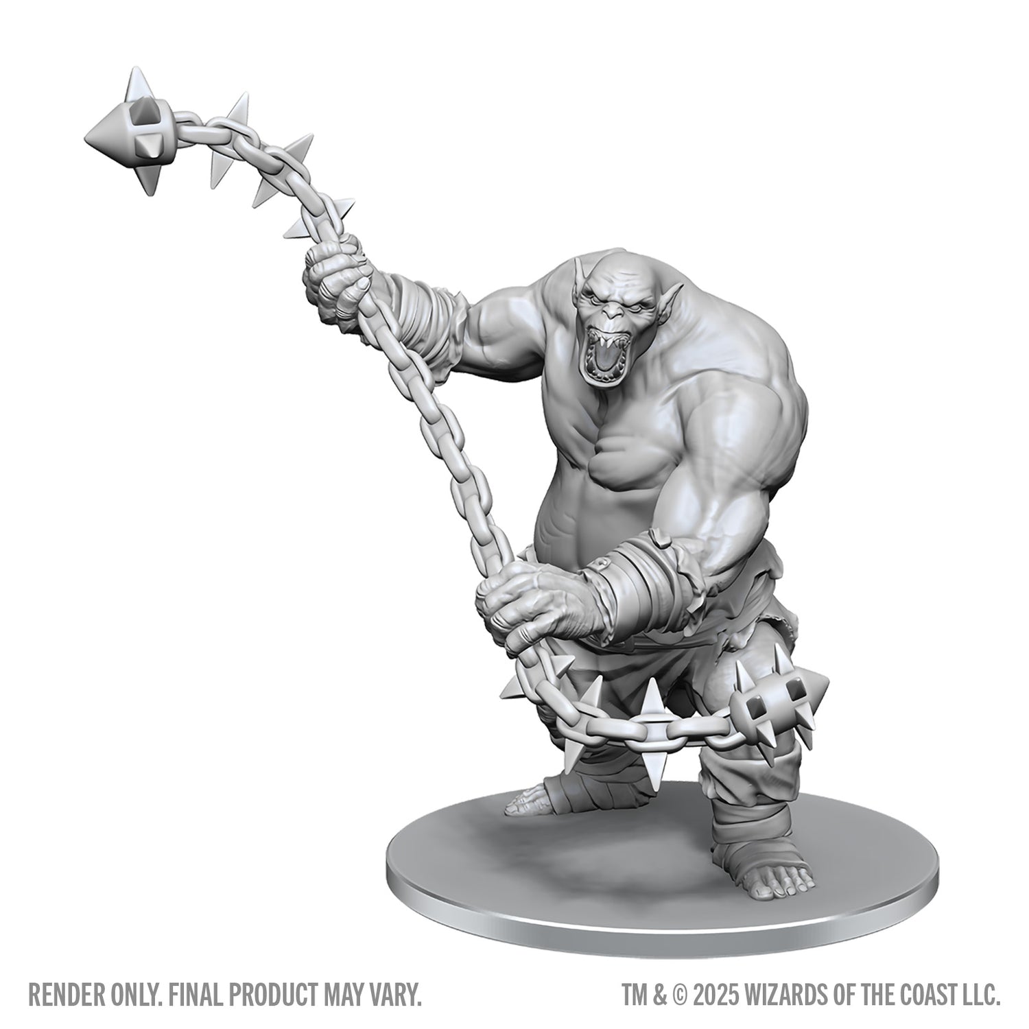 Dungeons & Dragons Nolzur's Marvelous Unpainted Miniatures - Ogre Chain Brute