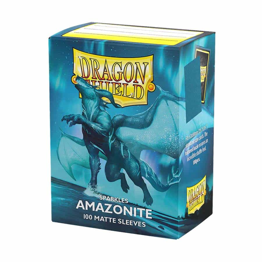 Dragon Shield Sleeves: Matte Sparkles - Amazonite (100)