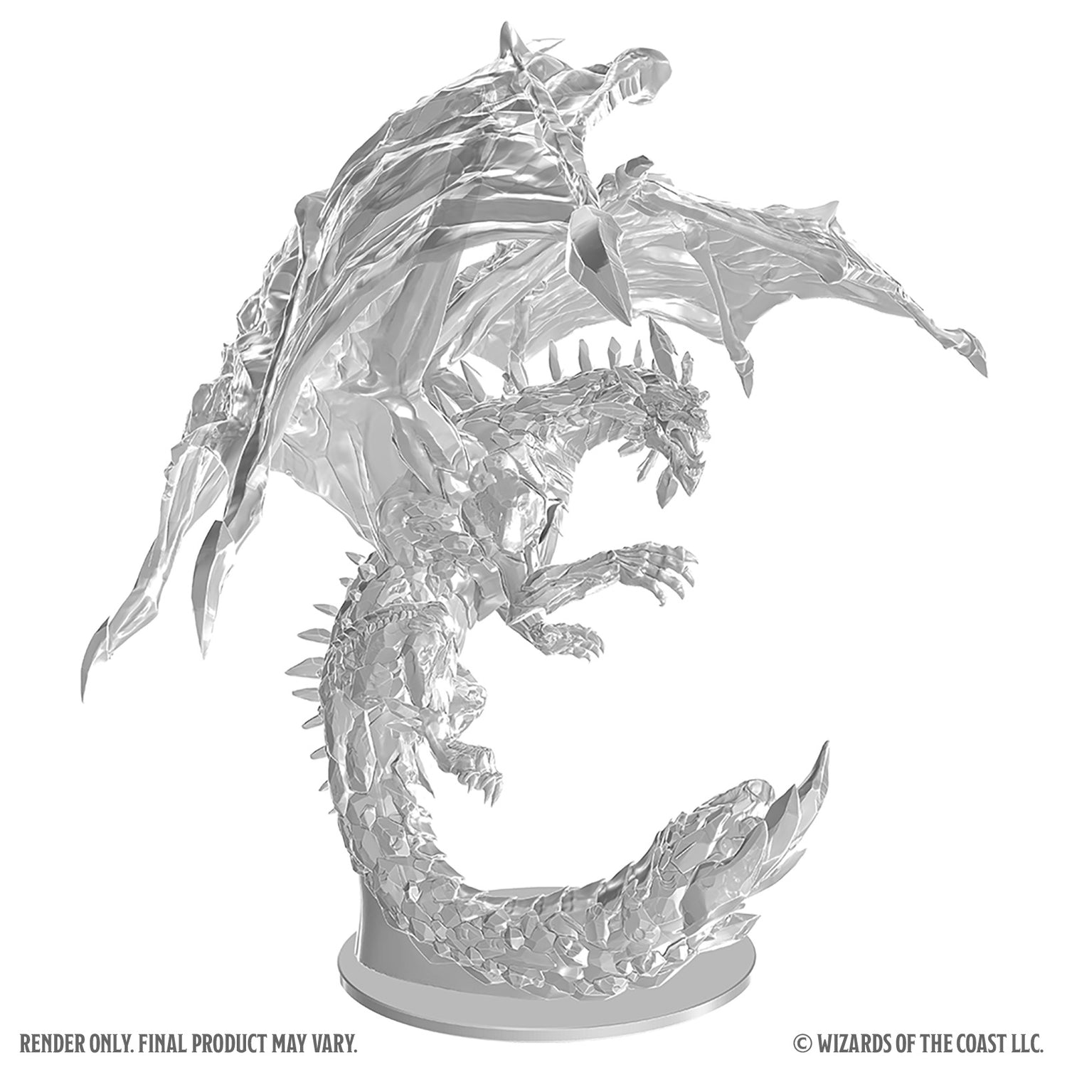 Dungeons & Dragons: Nozulr's Marvelous Unpainted Miniatures - Adult Amethyst Dragon
