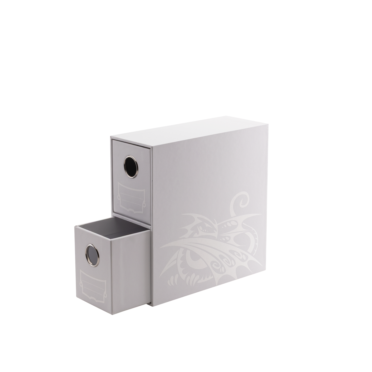 Dragon Shield: Fortress Vertical 2 White Drawers